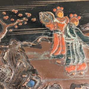 Vintage Japanese Divided Dish Lusterware Set